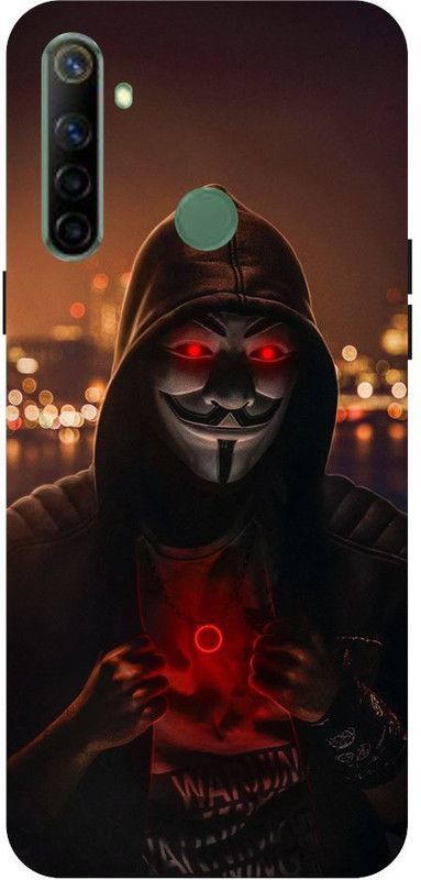 URCHIN Back Cover for Realme5s Anonymous, Hacker, Trap, Neon, Light  (Multicolor, Shock Proof, Pack of: 1)