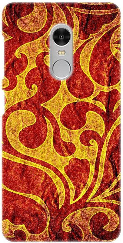 Smutty Back Cover for Mi Redmi Note 4 - Fire Print  (Multicolor, Hard Case, Pack of: 1)