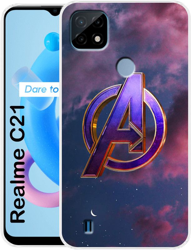 Cooldone Back Cover for Realme C21 Mobile Back Cover  (Multicolor, Grip Case, Silicon, Pack of: 1)
