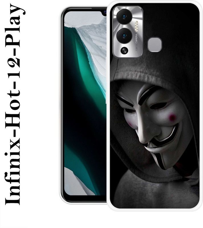 KLC Back Cover for Infinix Hot 12 Play  (Black, Silicon)