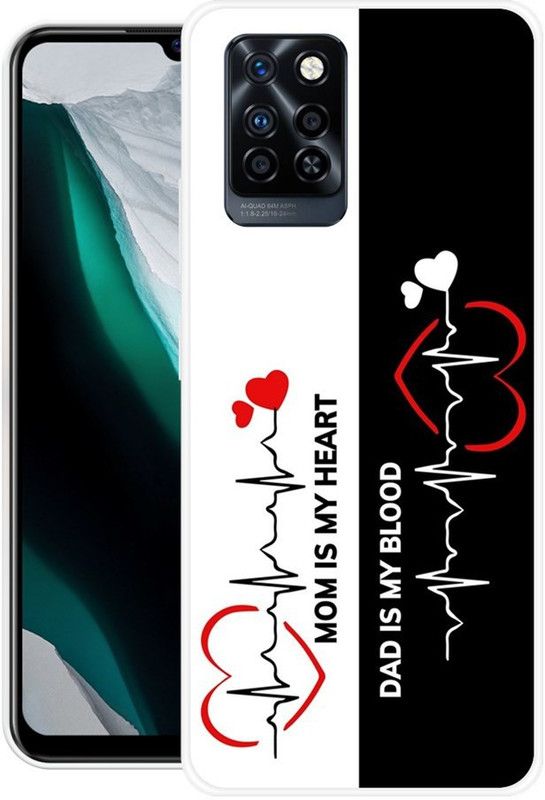 NEVYZAP Back Cover for Infinix Note 10 Pro  (Multicolor, Grip Case, Silicon, Pack of: 1)