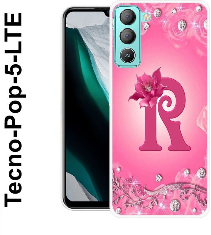 JATLAND Back Cover for Tecno 5 LTE  (Pink, Grip Case, Silicon)