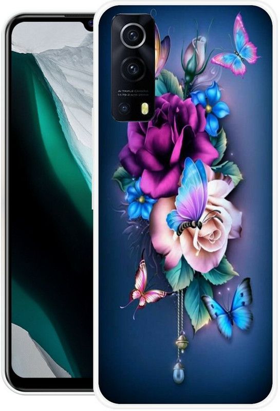 TCJ Back Cover for IQOO Z3  (Multicolor, Waterproof, Silicon)