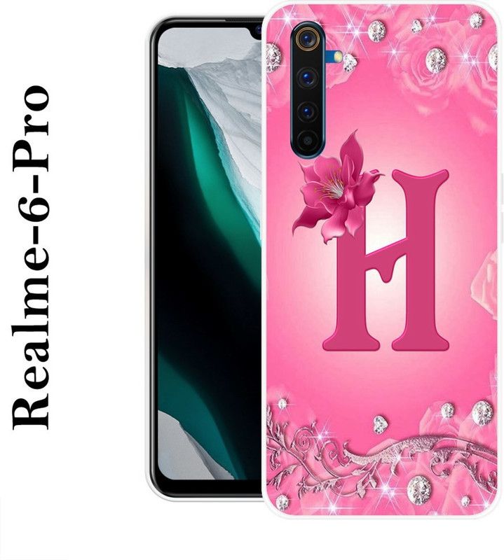 SHIVKUDI Back Cover for Realme 6 Pro  (Pink, Grip Case, Silicon)