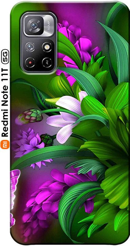 Rockerspot Back Cover for Redmi Note 11T 5G 2596  (Multicolor, Matte Finish, Silicon, Pack of: 1)