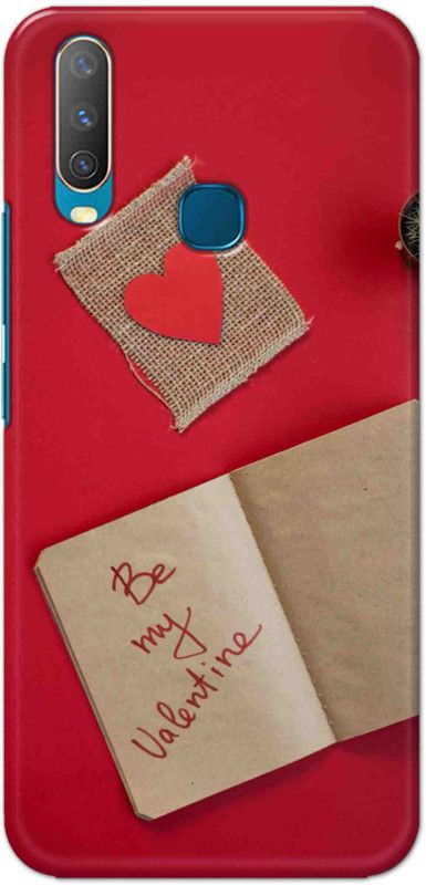 NDCOM Back Cover for Vivo Y17 Be My Valentine Printed  (Multicolor, Hard Case, Pack of: 1)