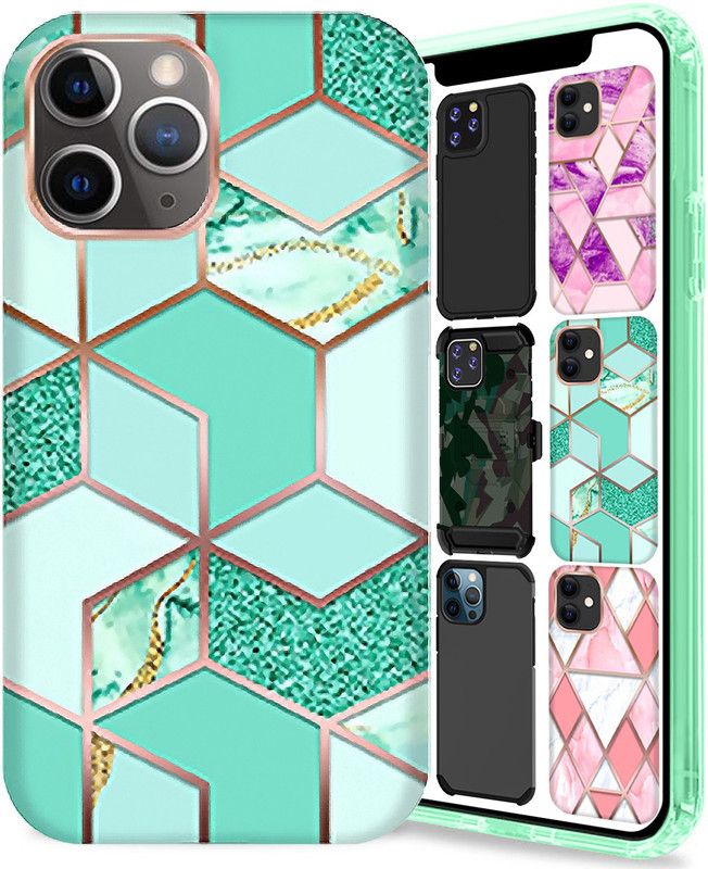 DuraSafe Cases Back Cover for iPhone 11 PRO Max - 6.5 Inch 2019 Lightweight Slim Embedded Print Soft Silicone Durable Cover  (Green, 3D Case, Silicon, Pack of: 1)