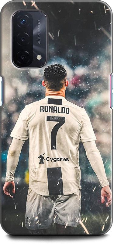 KEYCENT Back Cover for OPPO A74 5G, CPH2263 RONALDO, CHRISTIANO RONALDO, FOOTBALL, SPORTS, ITLY PORTUGAL  (Multicolor, Pack of: 1)