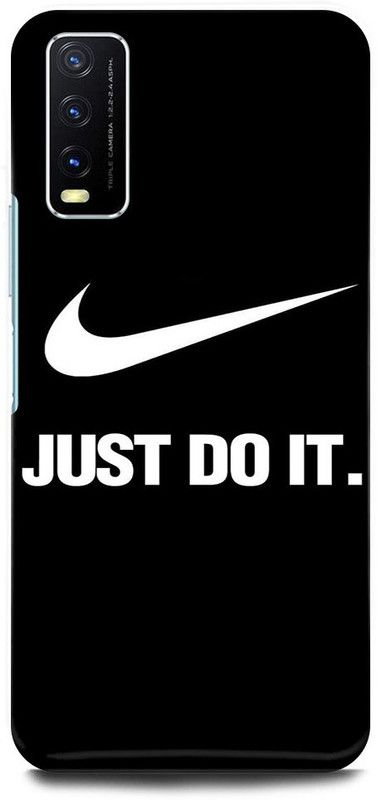 ZIGTOZAG SHOPPE Back Cover for vivo Y12G , V2068, NIKE, JUSTDOIT, BRAND, COOL, NICE, TREND, SPORTS FOOTBALL, CRICKET  (Multicolor, Hard Case)