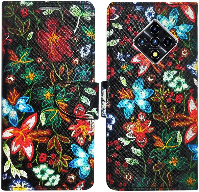 AD Enterprises Flip Cover for Infinix Zero 8i in High Quality Material  (Black, Magnetic Case, Pack of: 1)