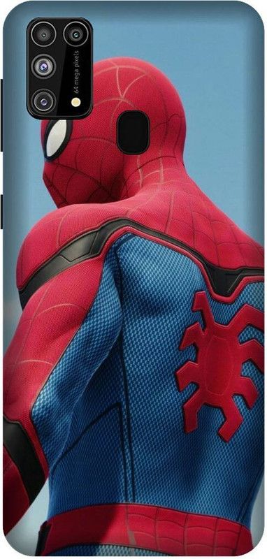 Yoprint Back Cover for Samsung Galaxy M31 Prime Spider Man back cover  (Multicolor, Hard Case, Pack of: 1)
