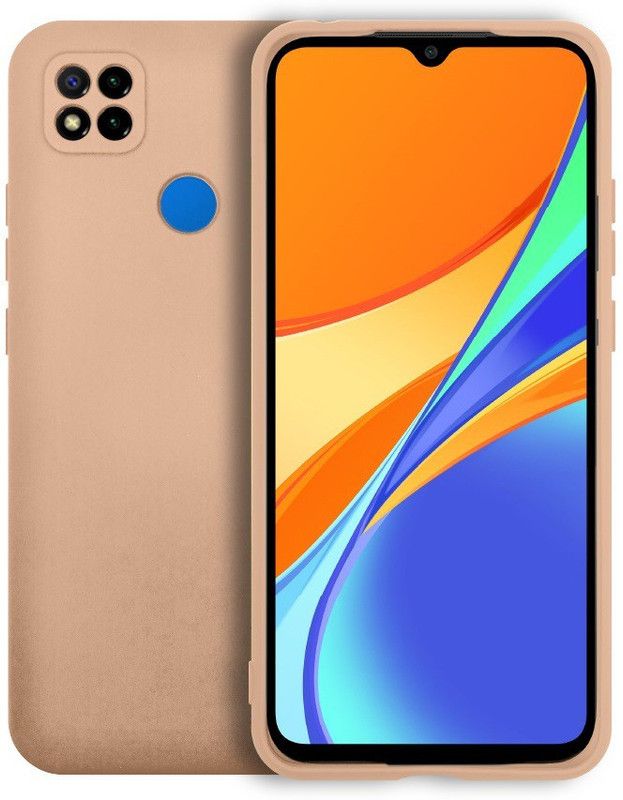 Ineix Back Cover for Xiaomi Mi Redmi 9c  (Pink, Dual Protection, Silicon, Pack of: 1)
