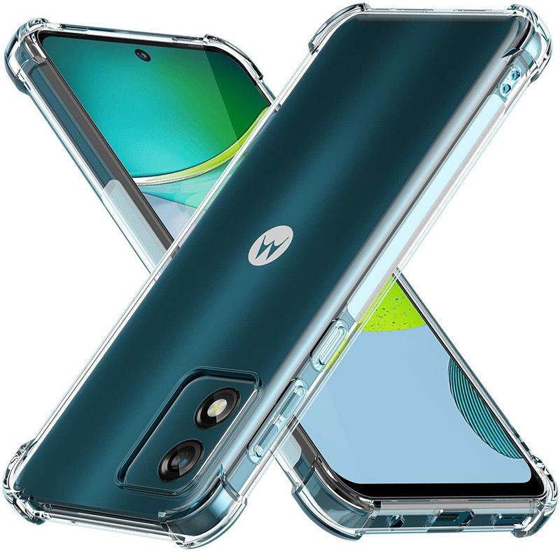NKCASE Back Cover for MOTOROLA e13, Motorola e13, (BM)  (Transparent, Shock Proof, Silicon, Pack of: 1)