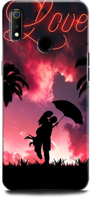 Afterglow Back Cover for Realme 3 Pro GIRL BOY, LOVE, ANIME, PINK, CUTE GIRL, DOLL  (Multicolor, Shock Proof)