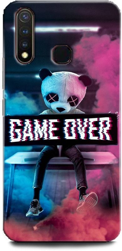 Afterglow Back Cover for Vivo U3 Game over, Panda, Colourfull, Neon, Trap Boy, Street, Trap  (Multicolor, Dual Protection, Pack of: 1)