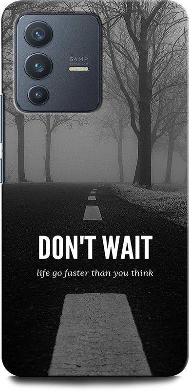 GRAFIQE Back Cover for Vivo V23 5G DON'T WAIT, ALONE, WAITING, NATURE  (Multicolor, Shock Proof, Pack of: 1)