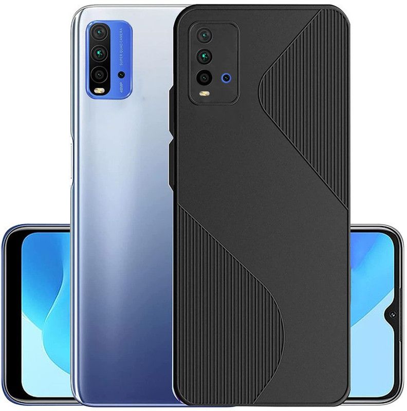 Godric Back Cover for Mi Redmi 9 Power  (Black, Grip Case, Silicon, Pack of: 1)