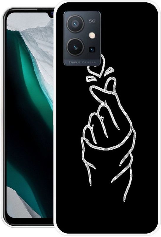 Krtagy Back Cover for Vivo Y75 5G  (Multicolor, Dual Protection, Silicon)