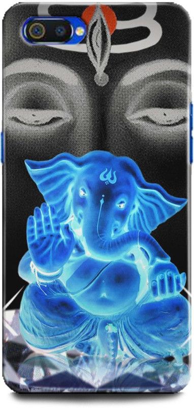 INTELLIZE Back Cover for Realme C2/RMX1945 shivganesh,Printed  (Multicolor, Shock Proof, Pack of: 1)