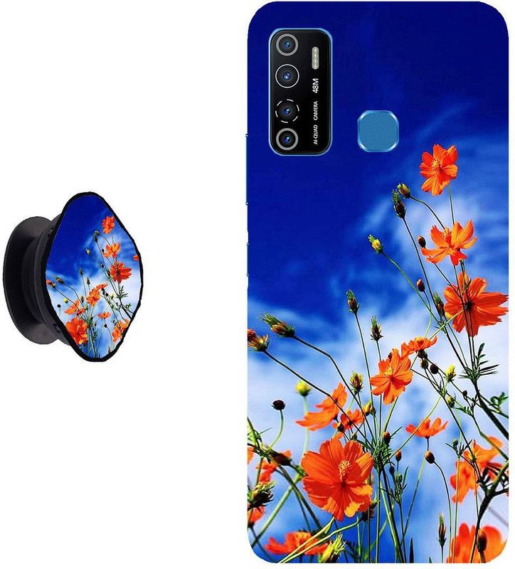 Hello Case Back Cover for Infinix Hot 9 Pro  (Multicolor, Pack of: 2)
