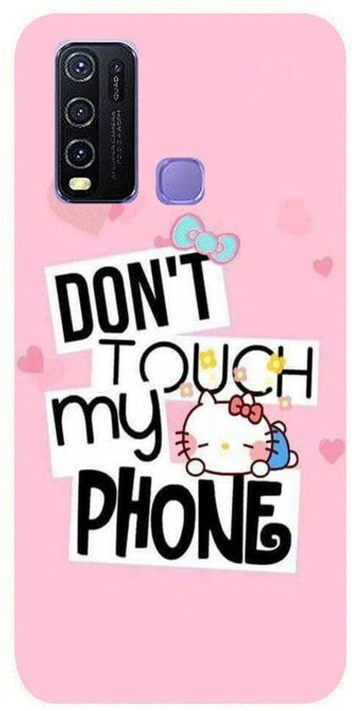 Skyhawk Back Cover for Vivo Y50 Hello Kitty With Don’t Touch My Phone  (Multicolor, Waterproof, Pack of: 1)