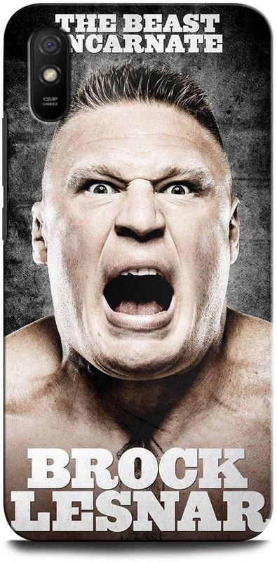 INTELLIZE Back Cover for Redmi 9A Sport A M2006C3LI BROCKLESNAR, WWE, WRESTELMANIA, FIGHTER  (Multicolor, Hard Case, Pack of: 1)