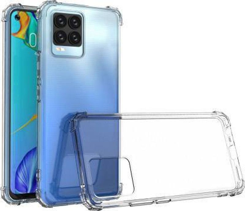 SmartLike Back Cover for Vivo Y21s  (Transparent, Grip Case, Silicon, Pack of: 1)