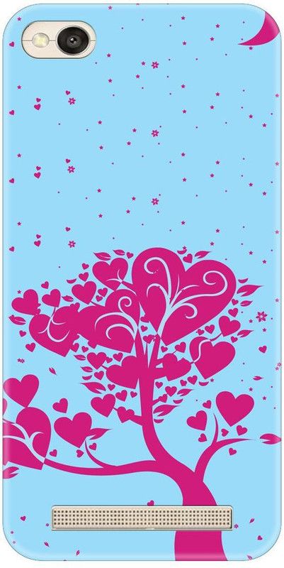Smutty Back Cover for Mi Redmi 5A - Heart Tree Print  (Multicolor, Hard Case, Pack of: 1)