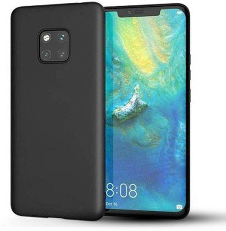 FONECASE Back Cover for Honor Mate 20 Pro  (Black, Flexible, Pack of: 1)
