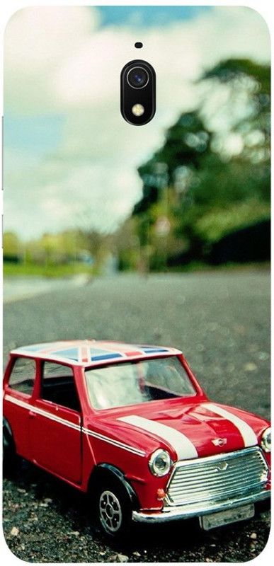 Skyhawk Back Cover for Redmi 8A Dual Red Mini Cooper  (Multicolor, Waterproof, Silicon, Pack of: 1)