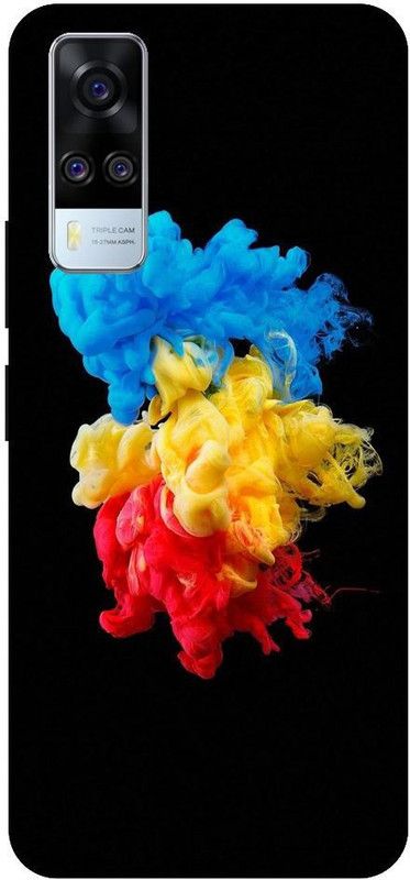 URCHIN Back Cover for Vivo Y31 Colourfull, abstract, design, simple, paint  (Multicolor, Shock Proof, Pack of: 1)