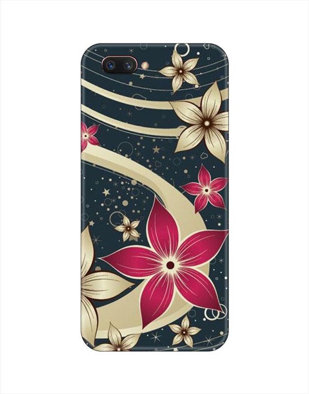 Smutty Back Cover for Realme C2, RMX1941, RMX1945 - Flower Print  (Multicolor, Hard Case, Pack of: 1)