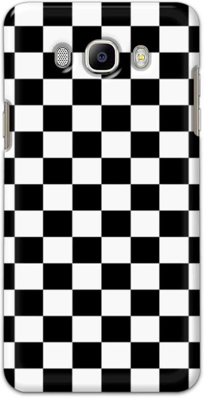 NDCOM Back Cover for Samsung Galaxy J7 2016 Black And White Color Blocks Printed  (Multicolor, Hard Case, Pack of: 1)