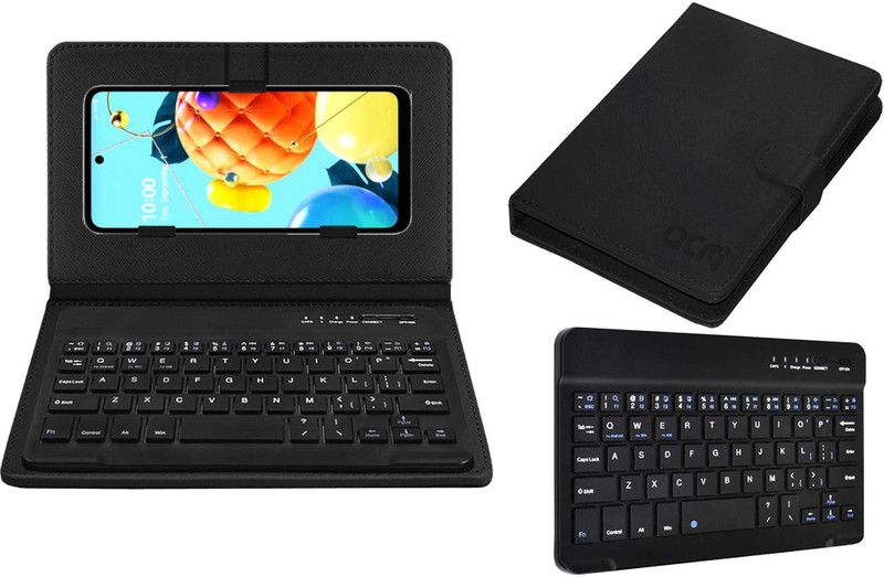 ACM Keyboard Case for Lg K62  (Black, Cases with Holder, Pack of: 1)