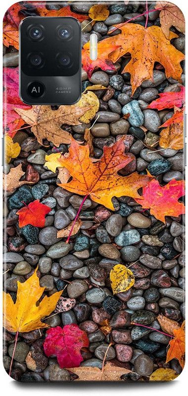 JUGGA Back Cover for Oppo A94, CPH2203, NATURE, STONE, LEAF, ABSTRACT, ART, LOVE  (Multicolor, Hard Case, Pack of: 1)
