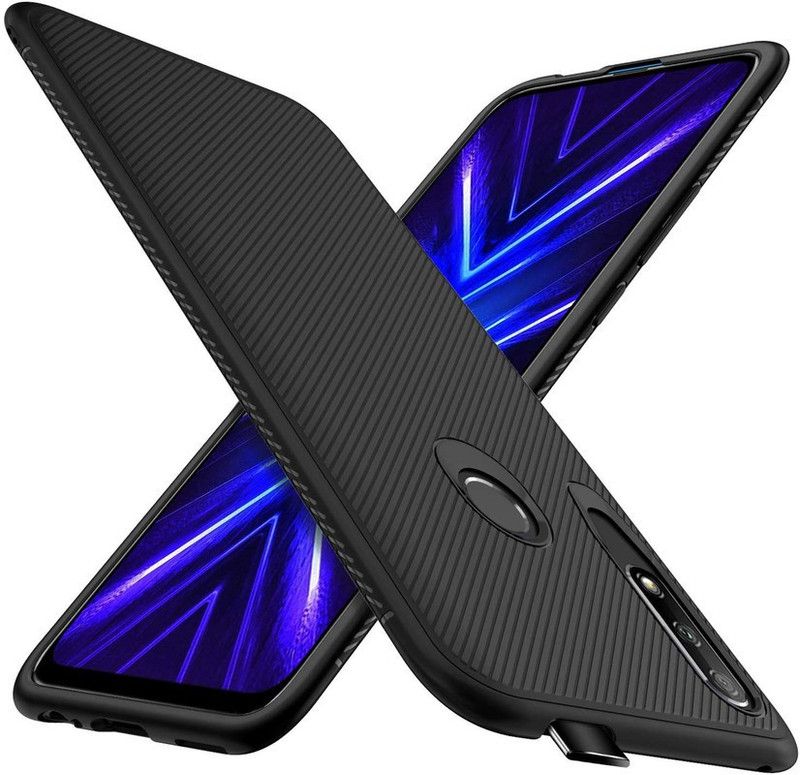 Elica Back Cover for Honor 9X Pro  (Black, Shock Proof, Silicon, Pack of: 1)