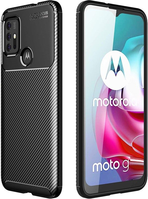 Cover Alive Back Cover for Motorola G10 Power, Motorola G30  (Black, Grip Case, Pack of: 1)