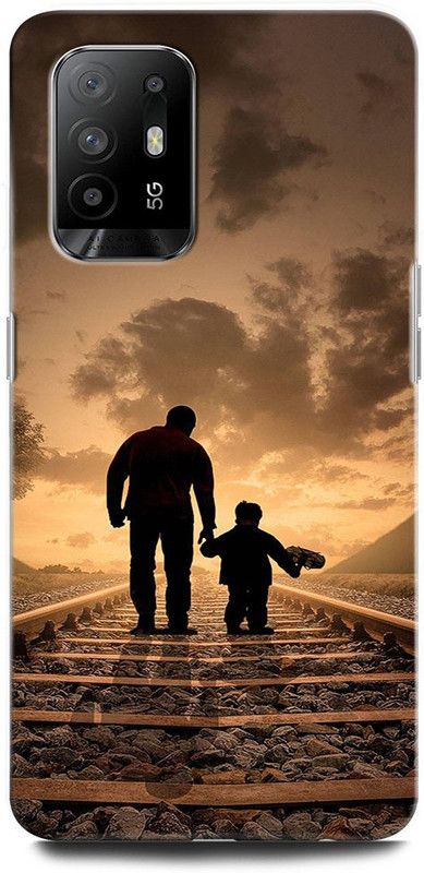 ORBIQE Back Cover for OPPO F19 Pro+ 5G CPH2213 FATHER SON LOVE, FATHER LOVE, MOM LOVE, DAD LOVE  (Multicolor, Hard Case, Pack of: 1)