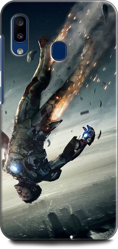 Afterglow Back Cover for SAMSUNG Galaxy A20 IRON MAN, LOVE YOU 3000, SUPERHERO, TONY STARK, MARVAL, COMIC  (Multicolor, Shock Proof, Pack of: 1)