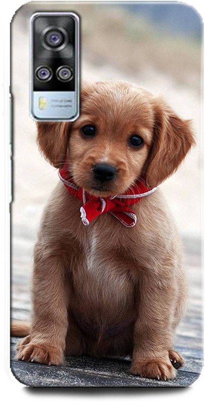 Afterglow Back Cover for Vivo Y51 DOG, CUTE DOG, PUPPY, ANIMALS, PETS, CUTE PUPPY, LOVE, DOGS  (Multicolor, Shock Proof)