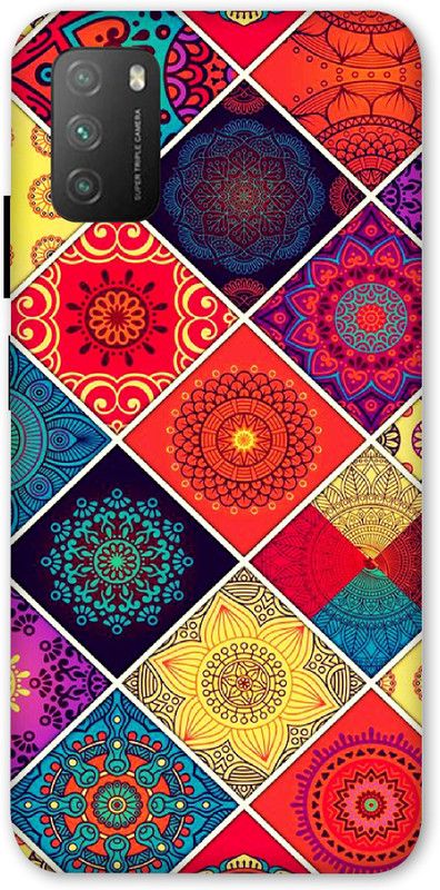 Faybey Back Cover for POCO M3  (Multicolor, Hard Case, Pack of: 1)