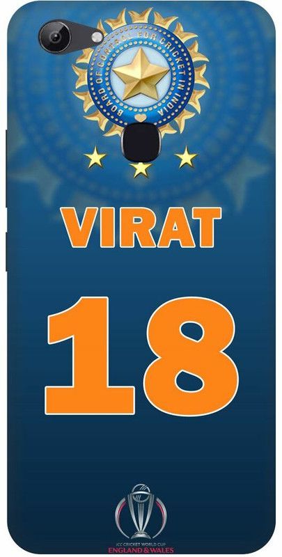 FRONK Back Cover for vivo Y83, vivo 1802 VIRAT, KOHLI, INDIAN, PLAYER, RCB  (Blue, Hard Case, Pack of: 1)