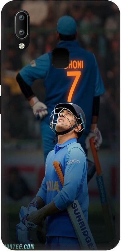 Bluvver Back Cover for Vivo Y93,Vivo1814, Printed Ms Dhon, Mahendra Singh Dhoni Mobile Back Cover  (Multicolor, Hard Case, Pack of: 1)