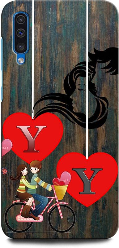 ORBIQE Back Cover for SAMSUNG Galaxy A50s YY, Y LOVE, Y LETTER, YY NAME  (Multicolor, Hard Case, Pack of: 1)