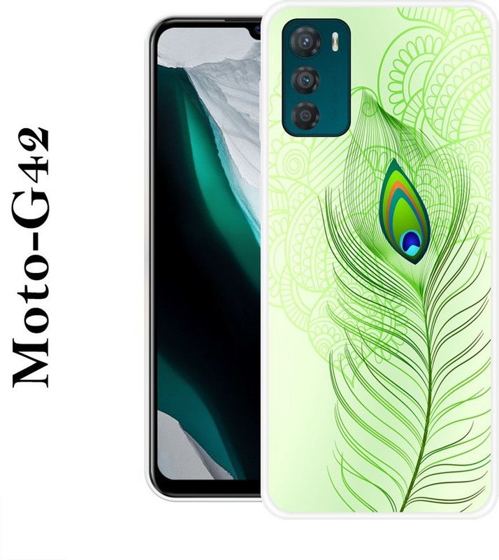 VITARO Back Cover for Motorola Moto G42  (Green, Grip Case, Silicon)