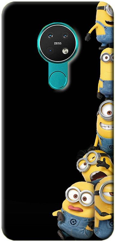 NDCOM Back Cover for Nokia 7.2 Minions Printed  (Multicolor, Hard Case, Pack of: 1)