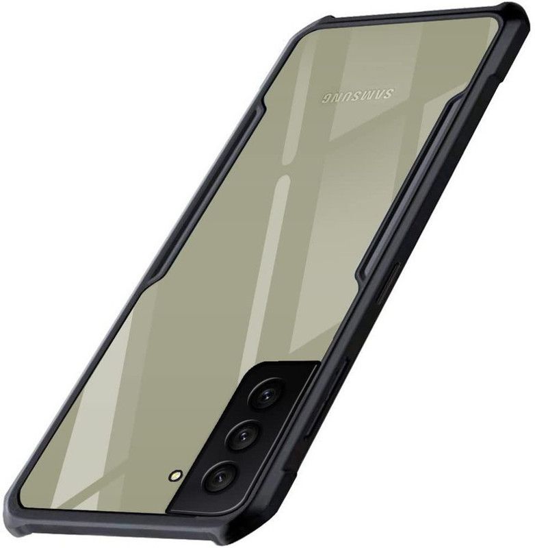 BooZ Bumper Case for Samsung Galaxy S21 FE 5G  (Black, Transparent, Hard Case, Pack of: 1)
