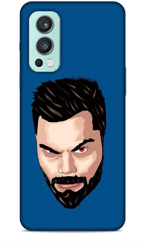 zingcart Back Cover for OnePlus Nord 2, Vexel Art Of King Kohli Printed Back Cover Case  (Multicolor, Hard Case, Pack of: 1)