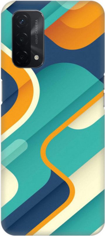 COBIERTAS Back Cover for Oppo A74 5G  (Multicolor, Pack of: 1)
