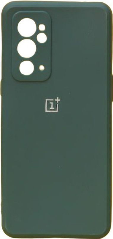 The Hatke Back Cover for Dark Green Candy Silicone Case for Oneplus 9RT 5G  (Green, Hard Case, Silicon, Pack of: 1)